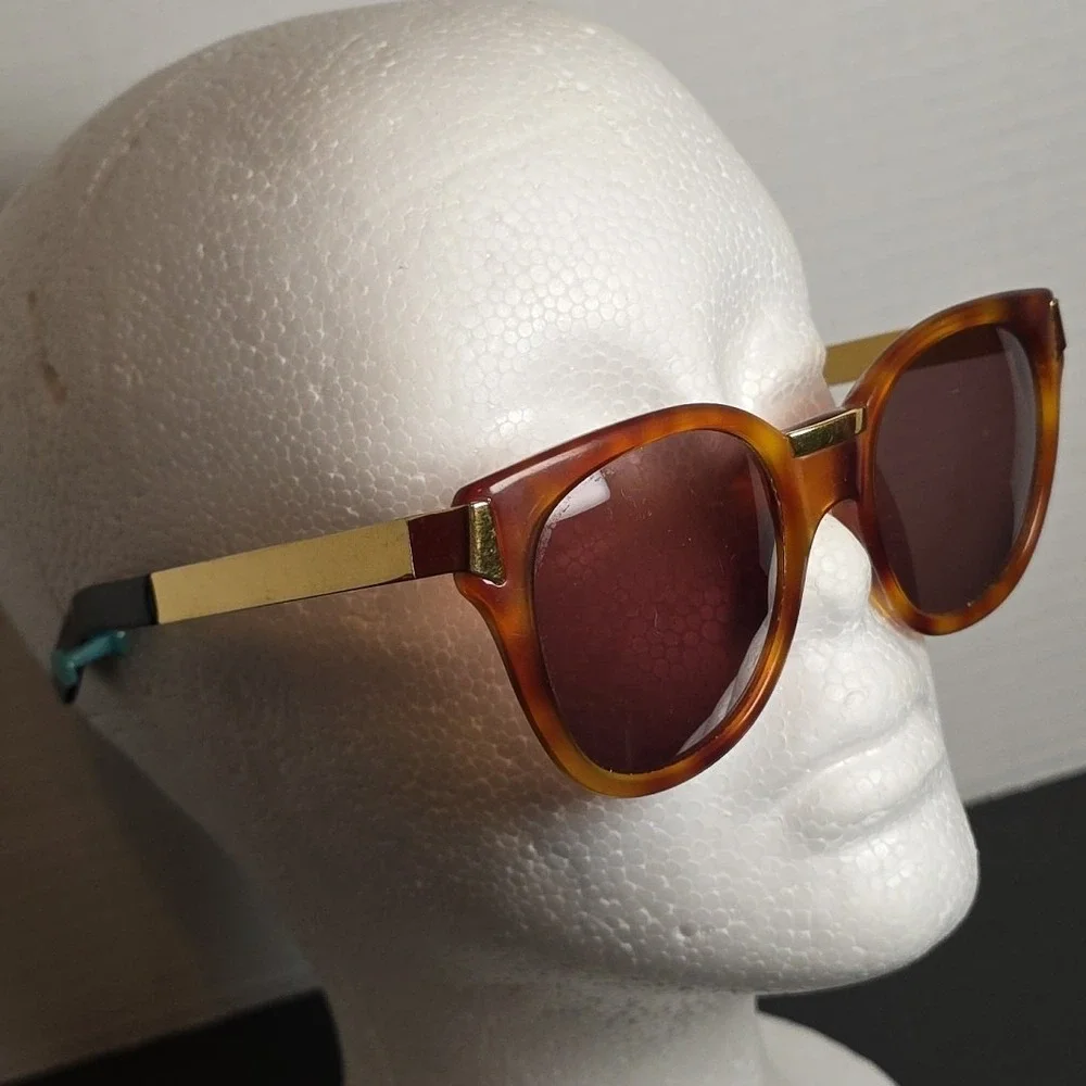 GIANFRANCO FERRE GFF 16/S 405‎ 53 MADE IN ITALY 80'S Brown Gold